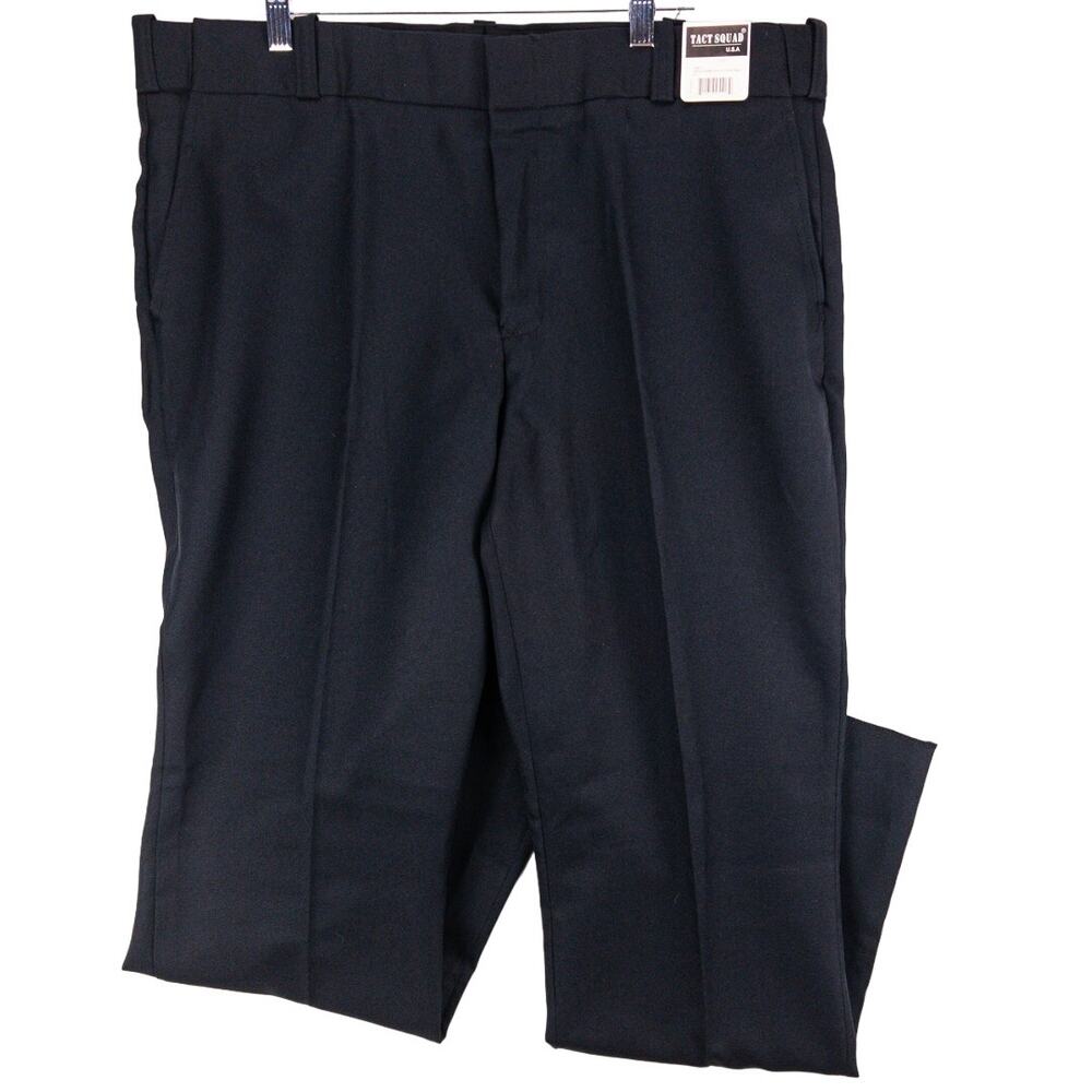 Women's Tactical Uniform Pants Size 18R Black Unhemmed Ease Waist Tact Squad NWT
